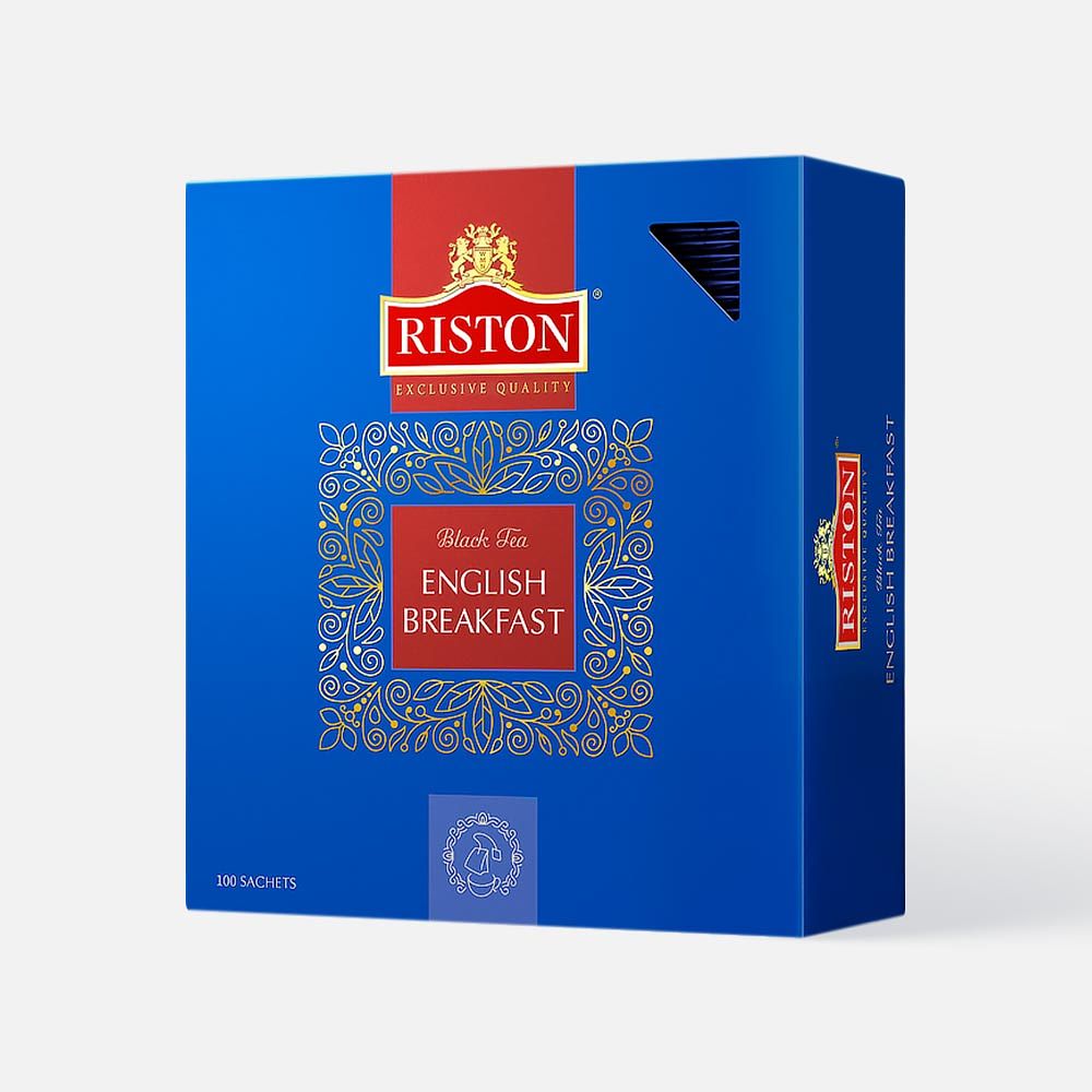 Изображение товара Чёрный чай Riston English Breakfast, в пакетиках, 100x2 г