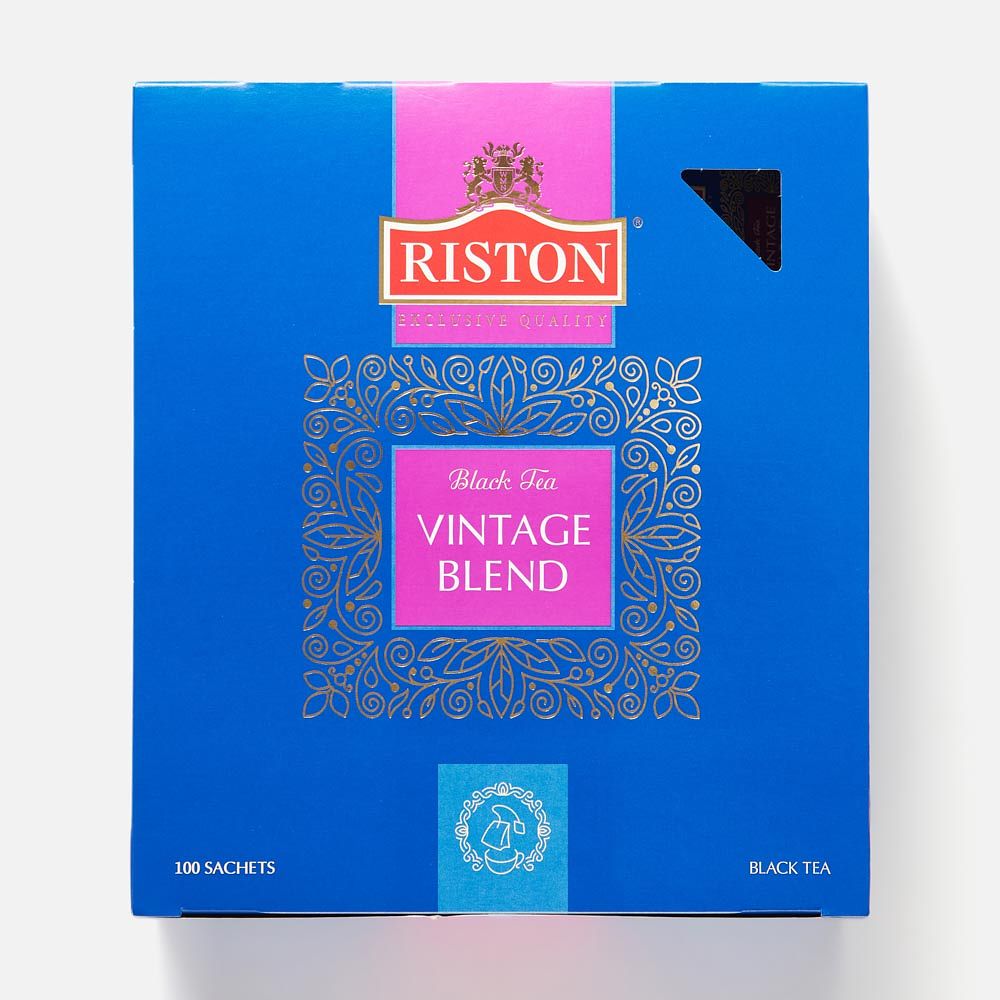 Изображение товара Набор чёрного чая Riston Vintage Blend, 100 пакетиков