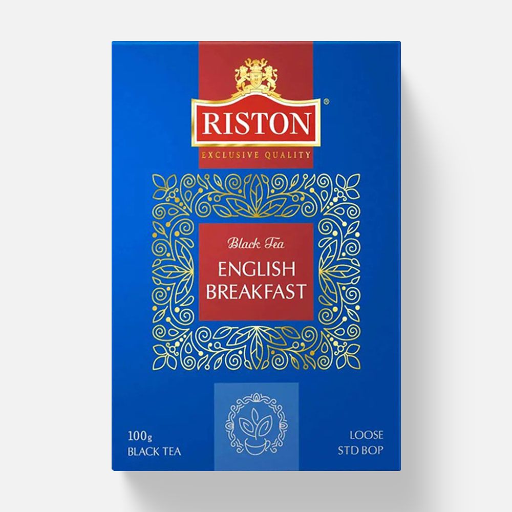 Изображение товара Чай чёрный Riston Английский завтрак листовой 100 г, 1 шт.