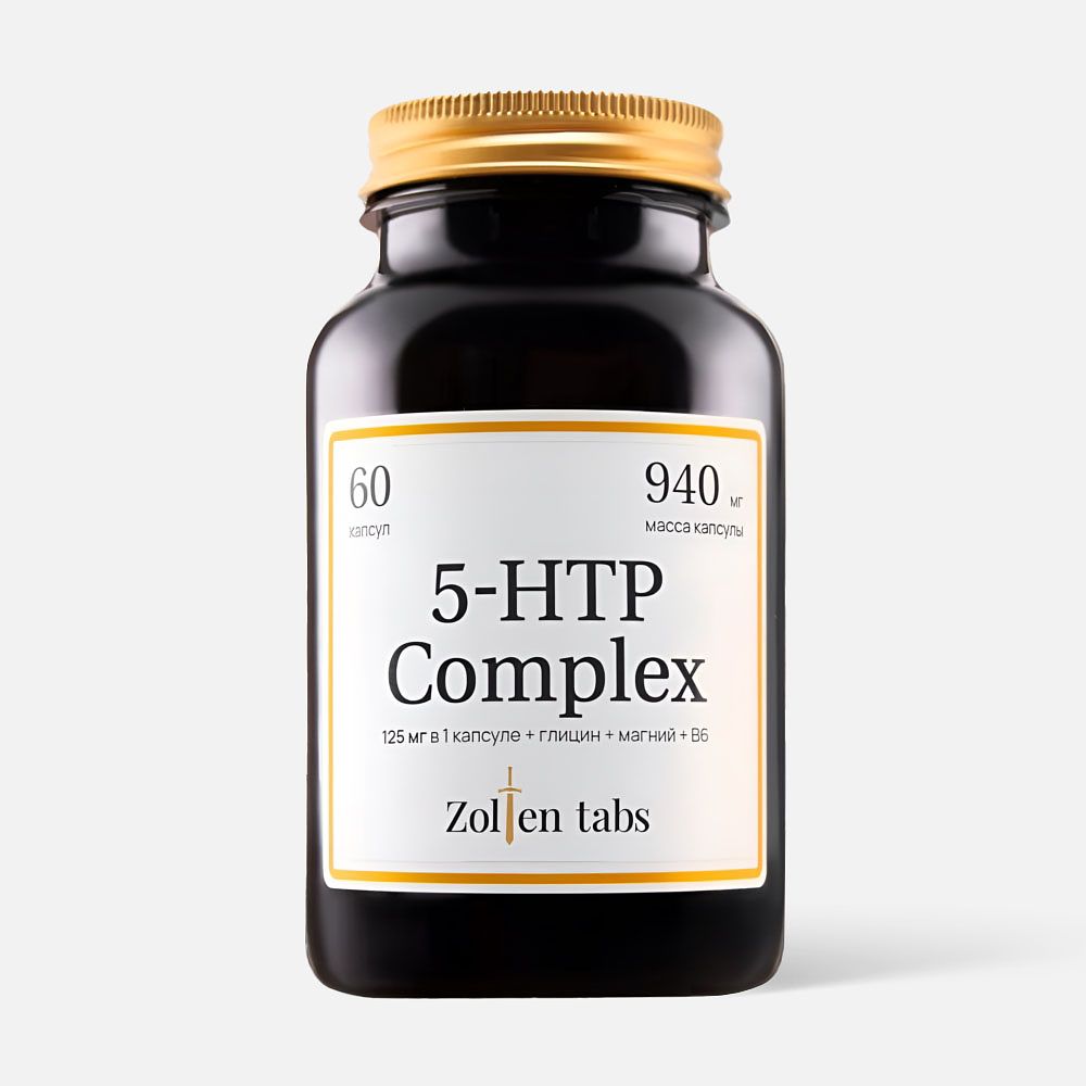 Изображение товара Zolten Tabs 5-HTP Complex - добавка для нервной системы и сна 60 капсул