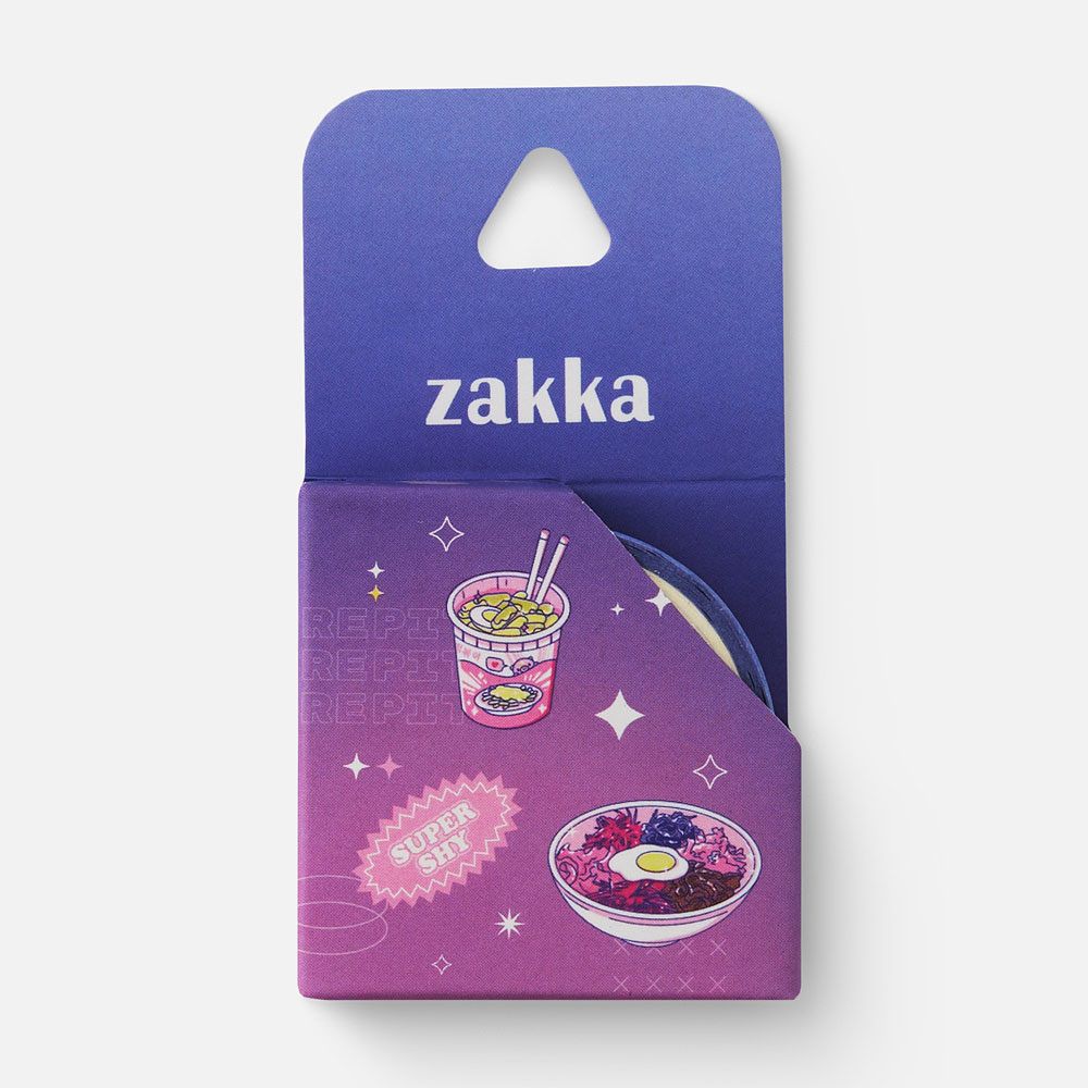 Изображение товара Декоративный скотч ZAKKA Blink 2,1х300 см фиолетовый односторонний