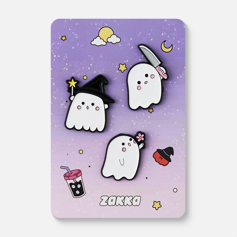 Изображение товара Значок Zakka, Boo, 3 шт.