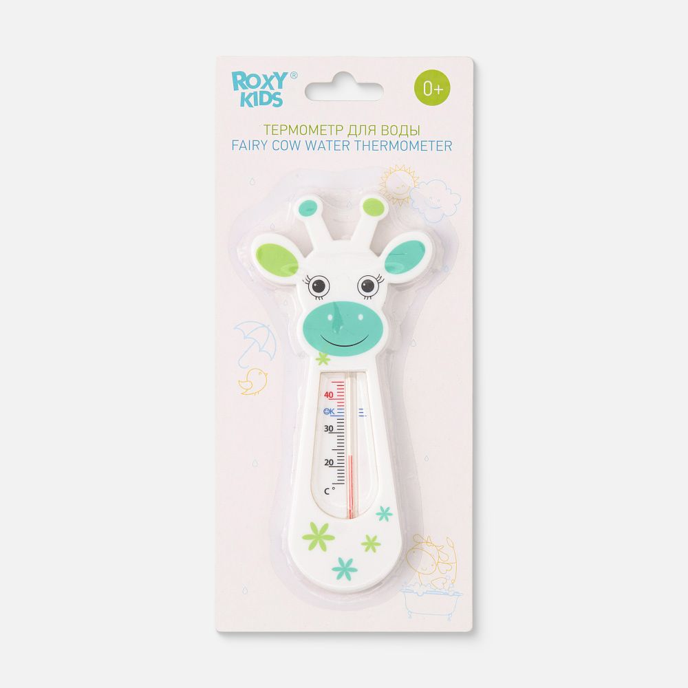 Изображение товара Термометр для воды Roxy Kids Сказочная Коровка белый до 50°C