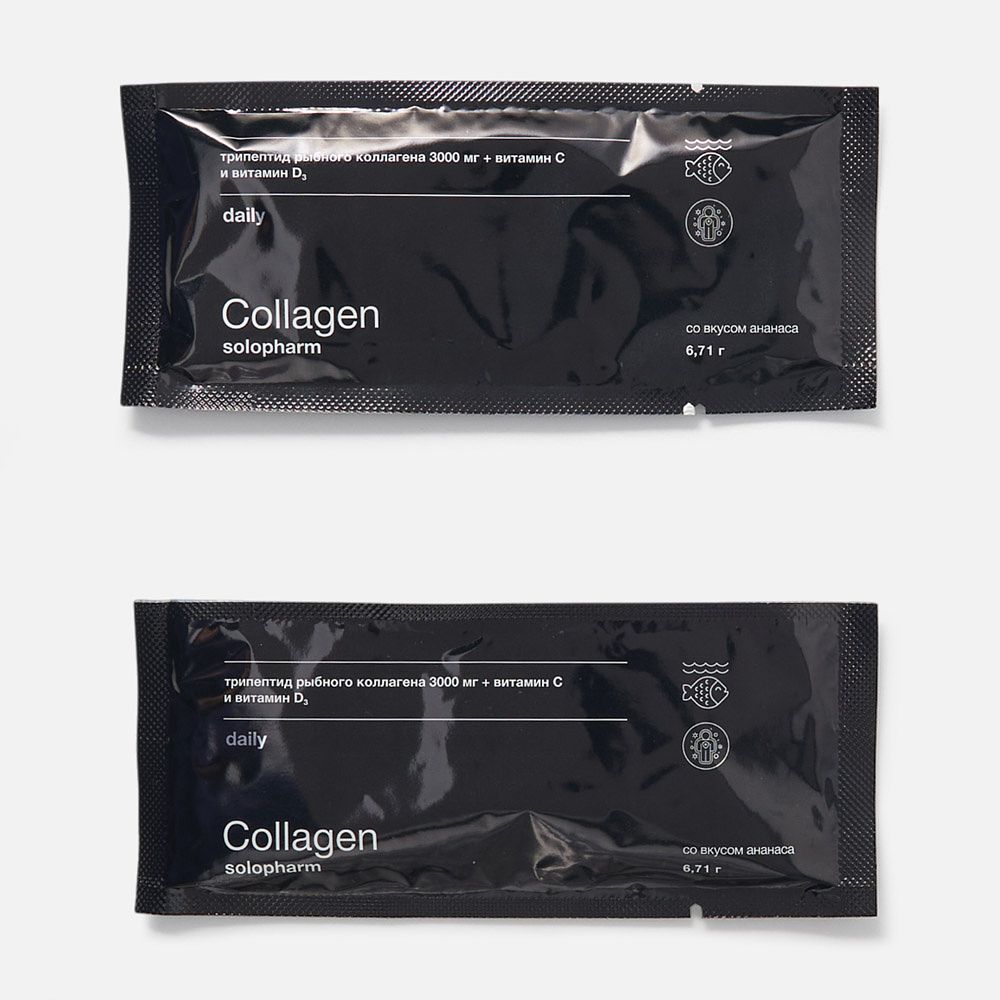 Изображение товара Морской коллаген Collagen Daily, порошок, 3 000 мг, 30 саше