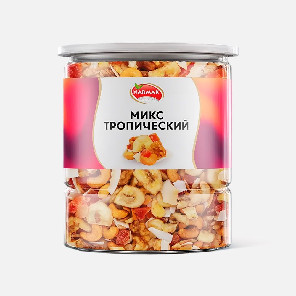 Изображение товара Смесь орехов и сухофруктов Narmak Тропический микс, 400 г