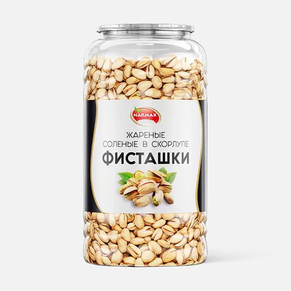 Изображение товара Фисташки жареные Narmak солёные орехи из Ирана в скорлупе, 1 кг