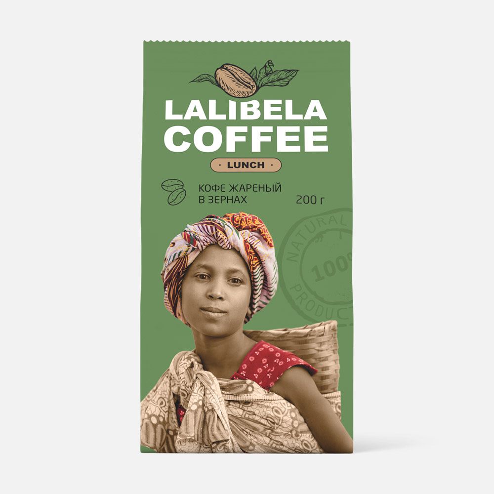 Изображение товара Кофе в зёрнах Lalibela Coffee Lunch, 200 г