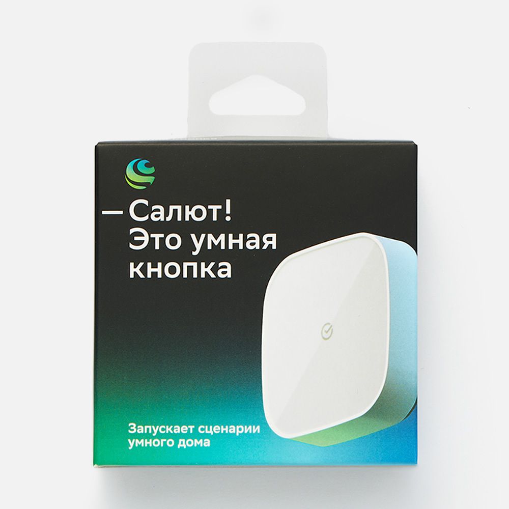 Изображение товара Умная кнопка Sber Sbdv-00032, белая, 1 шт.