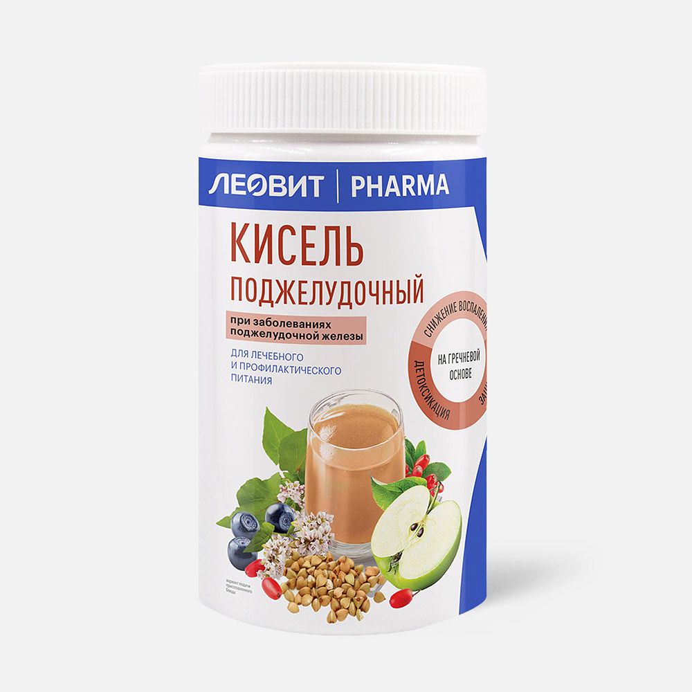 Изображение товара Кисель Леовит Pharma Поджелудочный 400 г