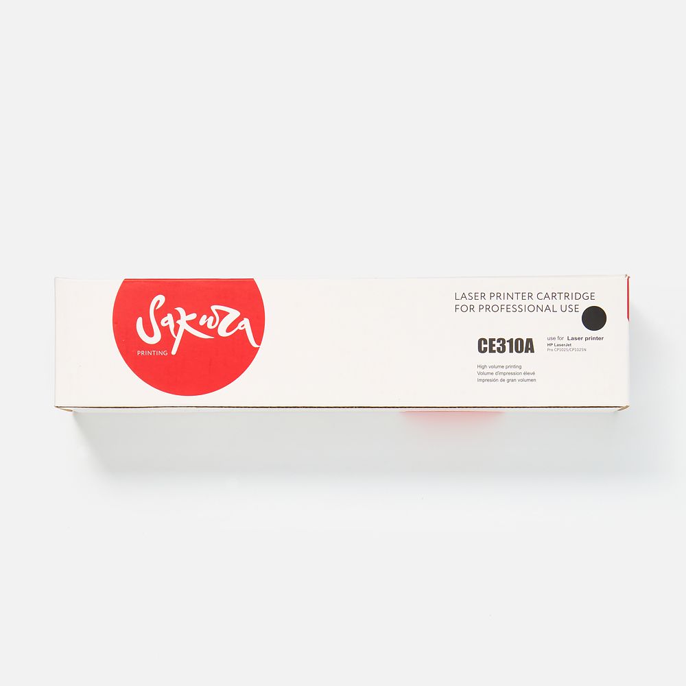 Изображение товара Картридж для лазерного принтера Sakura CE310A, чёрный, 1 шт.