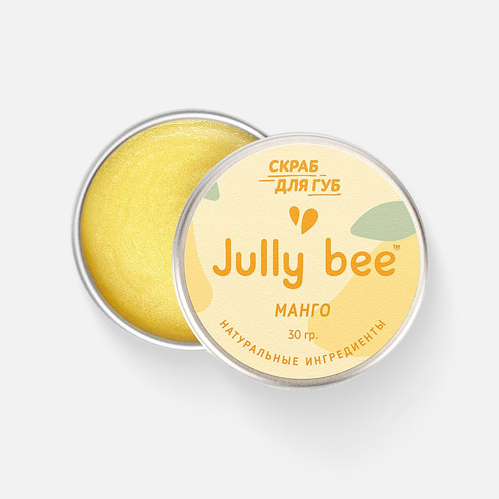 Изображение товара Скраб для губ Jully Bee сахарный, манго, 30 г, 1 шт.