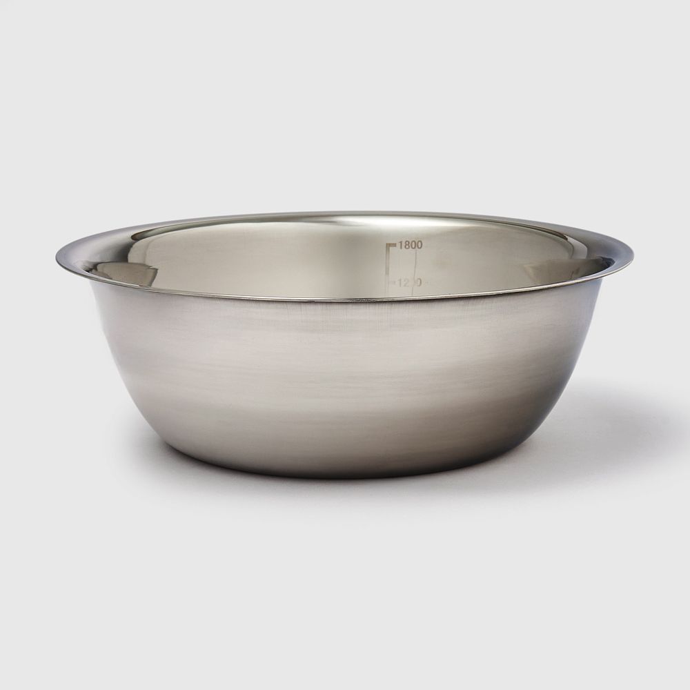 Изображение товара Миска из нерж стали, модель Bowl-Roll-24, р-р 24*8,8 см, объём 2,5 л, тм Mallony, 1 шт.