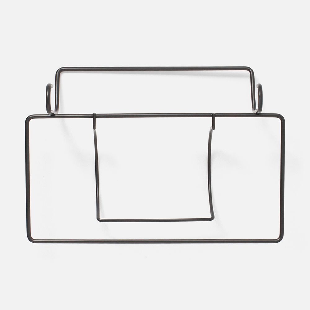 Изображение товара Полка Lemax для бумажного полотенца чёрная матовая Yj-G217 Bl 1 шт