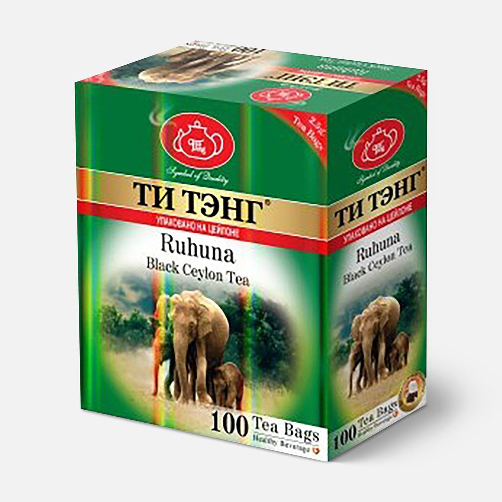 Изображение товара Чёрный чай Ти Тэнг Ruhuna, в пакетиках, 100x2,5 г