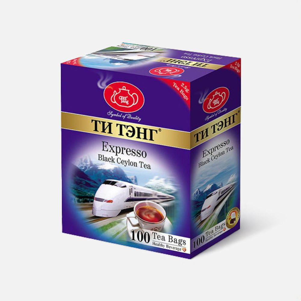 Изображение товара Чёрный чай Ти Тэнг Expresso, в пакетиках, 100x2,5 г