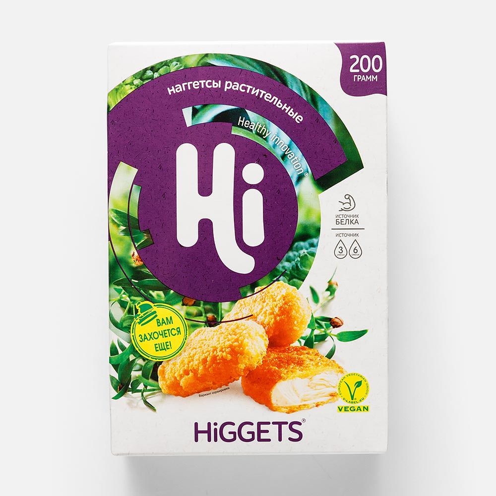Изображение товара Растительные наггетсы Hi HiGgets, заморозка, 200 г
