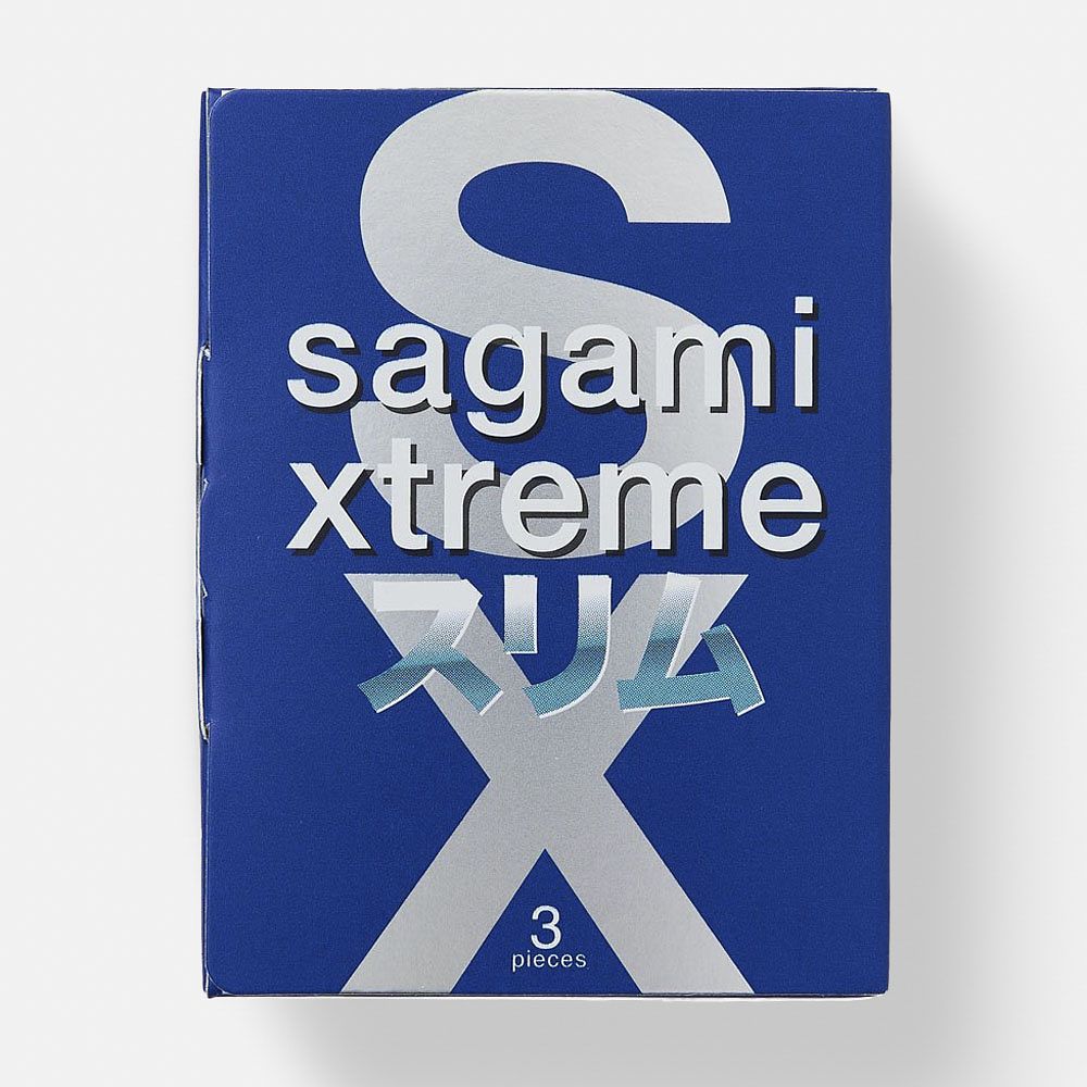 Изображение товара Презервативы Sagami Xtreme Feel Fit, анатомические 3D-формы, 3 шт.