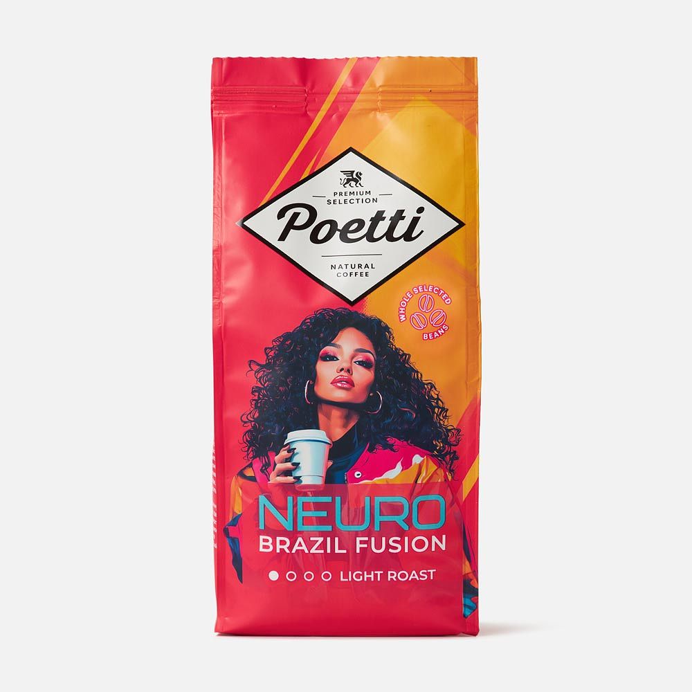 Изображение товара Кофе в зёрнах Poetti Neuro, Brazil Fusion, 250 г