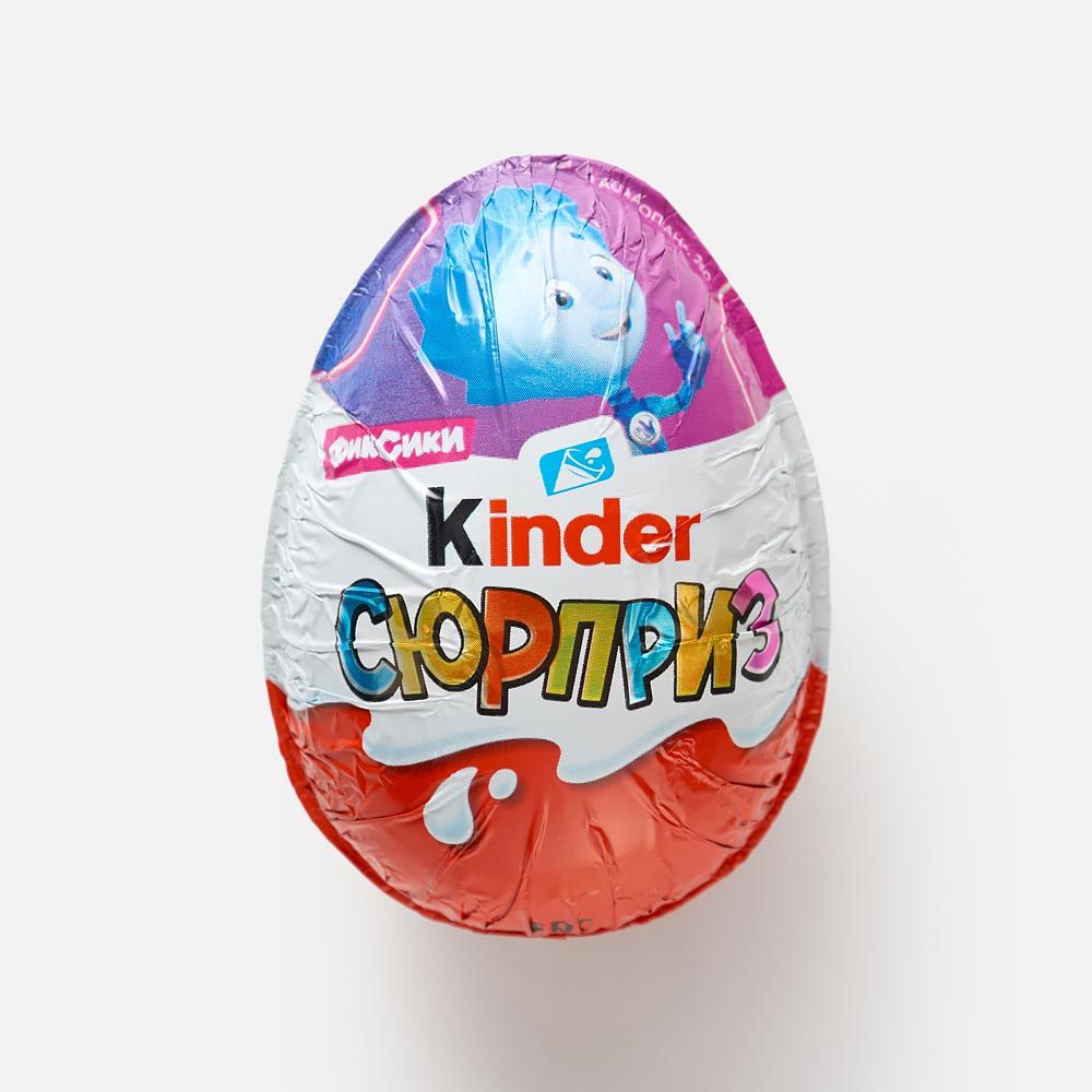 Изображение товара Шоколадное яйцо Kinder Сюрприз, в ассортименте, 20 г