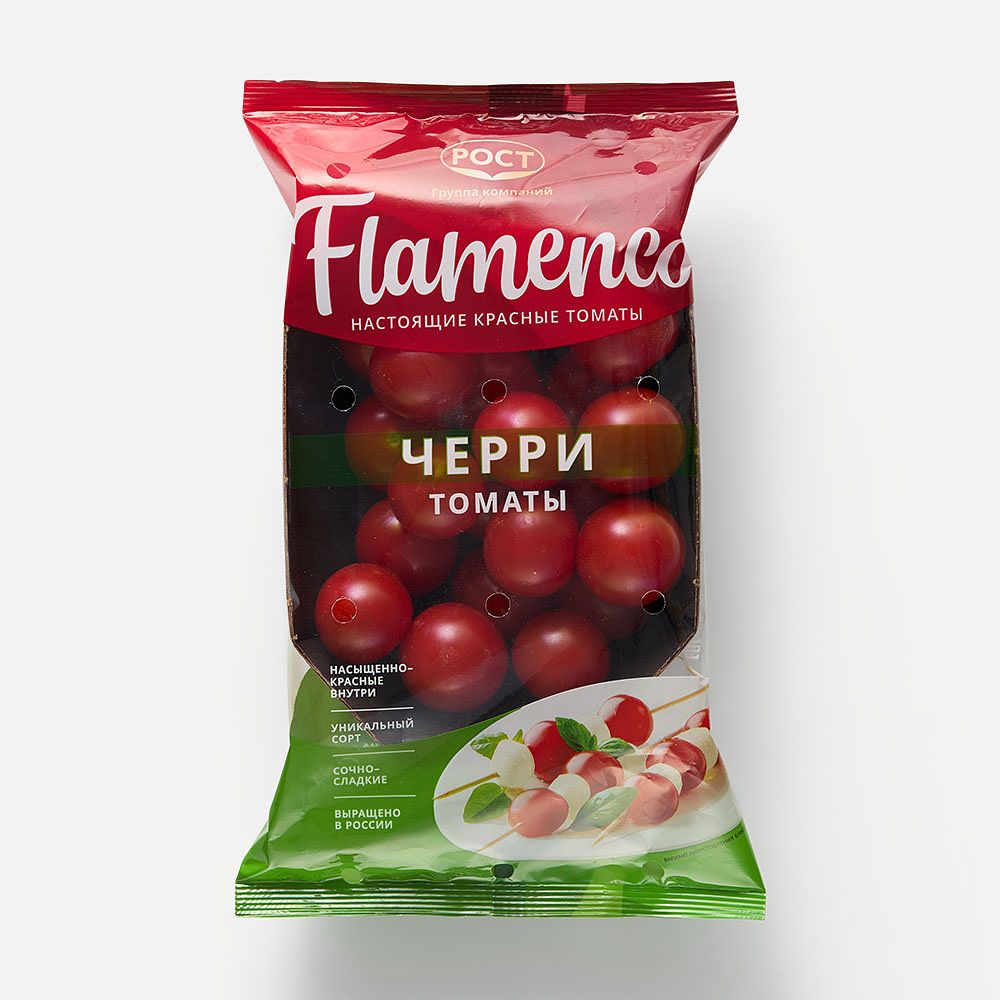 Изображение товара Красные томаты черри Flamenco, круглые, 250 г