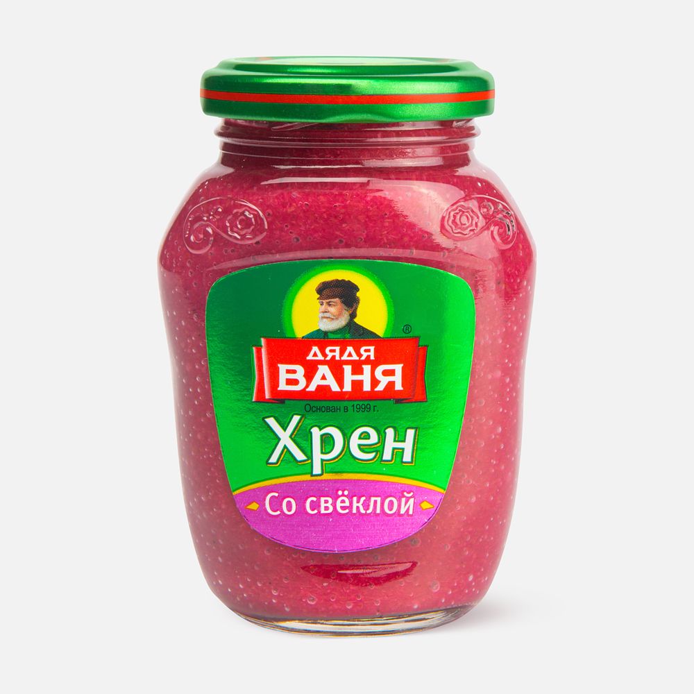 Изображение товара Хрен Дядя Ваня, со свёклой, 140 г
