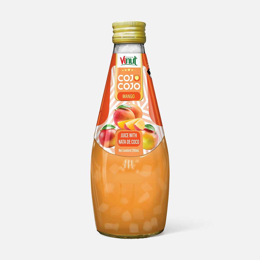 Изображение товара Напиток Vinut Cojo Cojo, с соком, с кусочками кокоса, с манго, без газа, 0,29 л