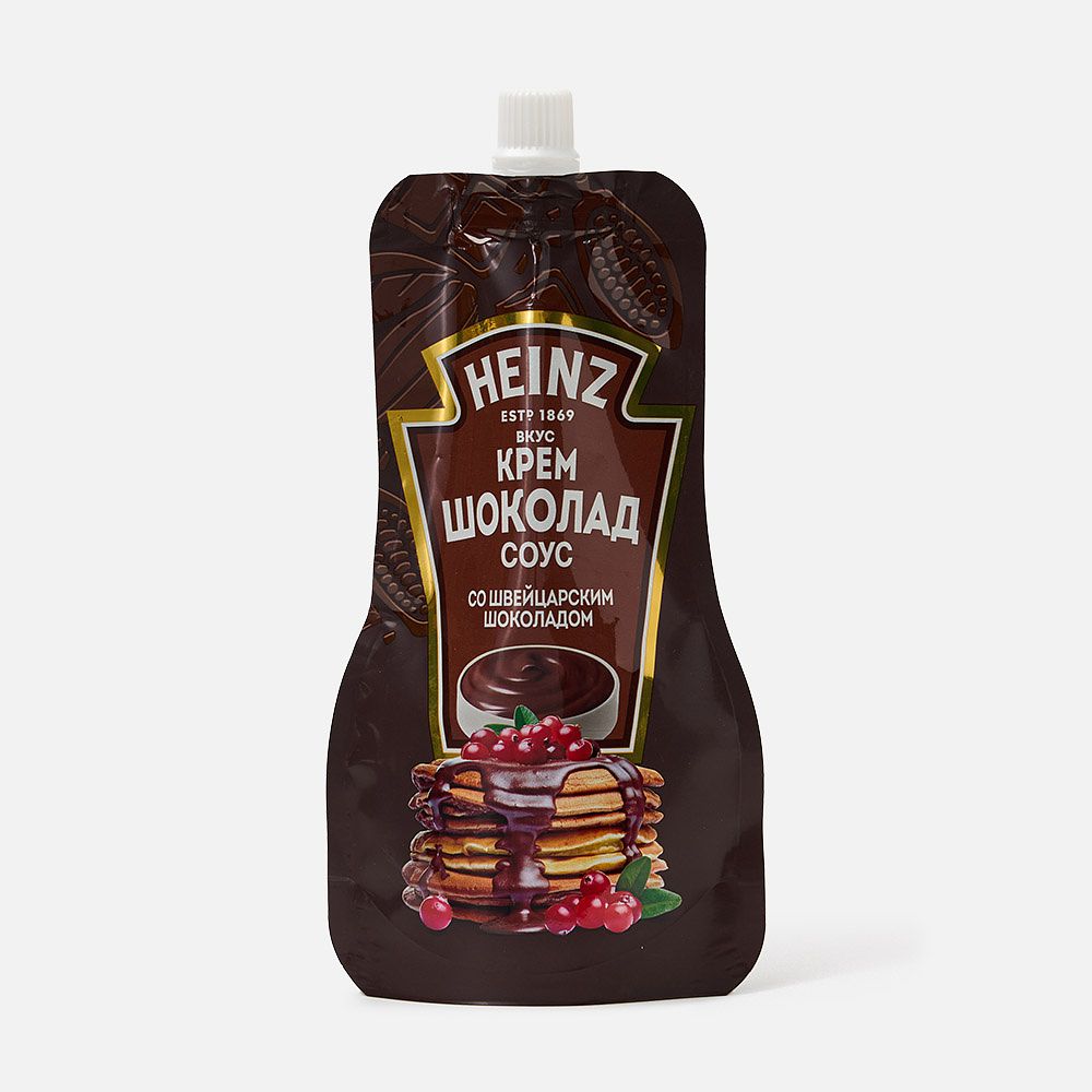 Изображение товара Соус Heinz, десертный, швейцарский шоколад, 200 г