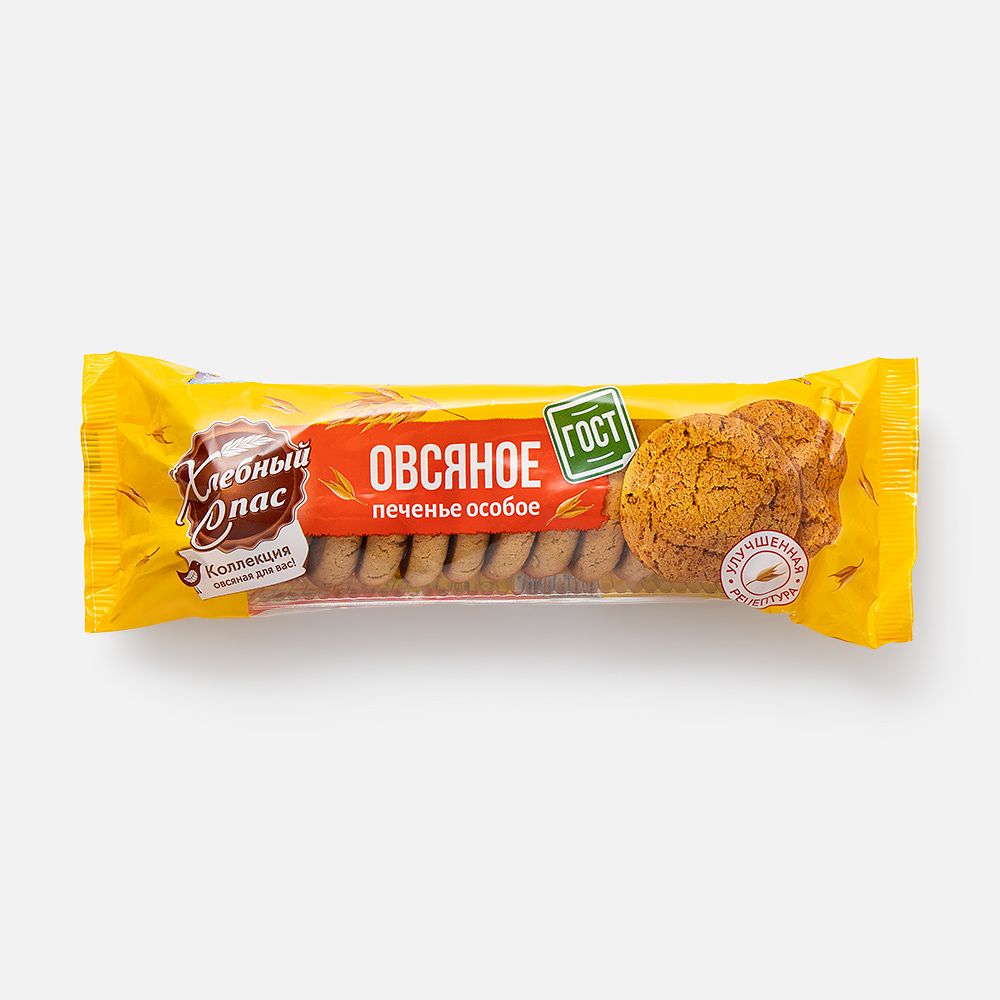 Изображение товара Овсяное печенье Хлебный спас, Особое, 250 г
