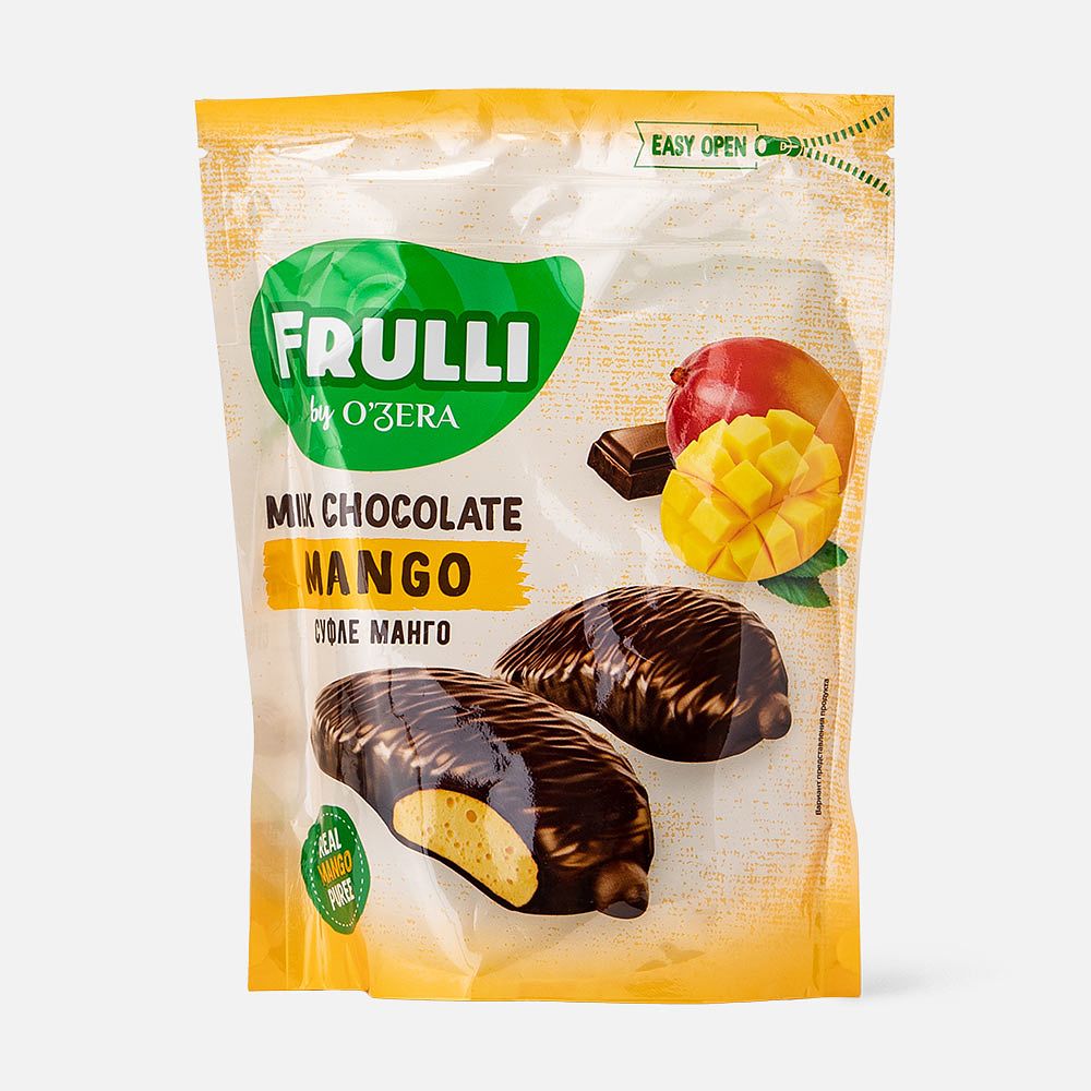 Изображение товара Конфеты O’Zera Frulli, манговое суфле, в молочном шоколаде, 125 г