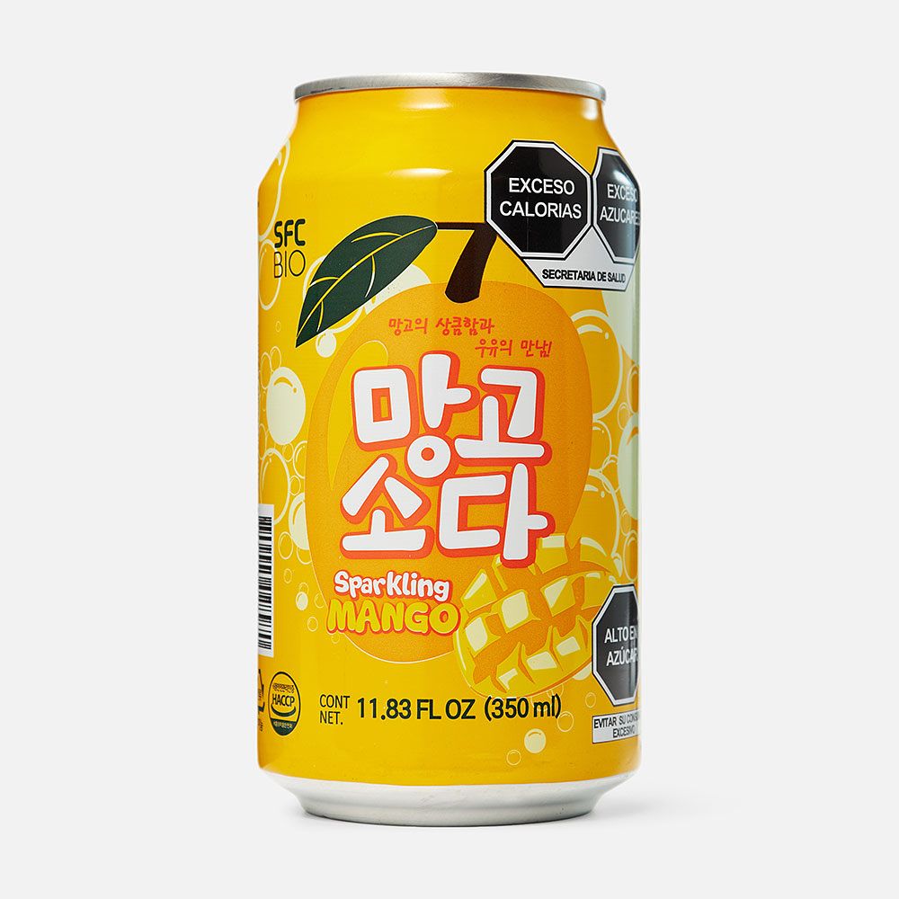 Изображение товара Напиток Bohae Sparkling, Mango, с газом, 0,35 л