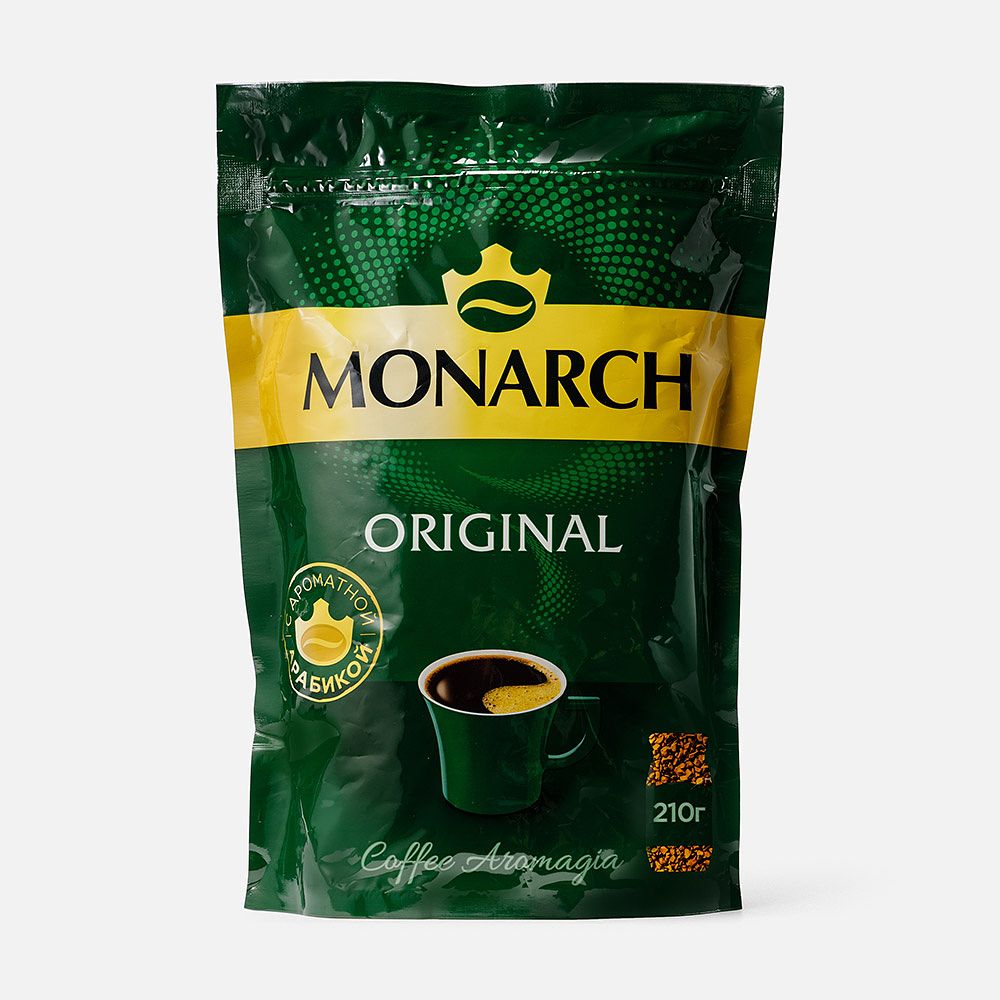 Изображение товара Растворимый кофе Monarch Original, сублимированный, 210 г