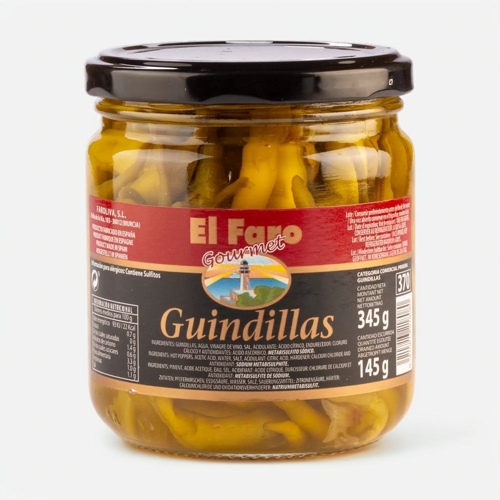 Изображение товара Из Испании: Перец чили El Faro Guindillas, Gourmet, 345 г