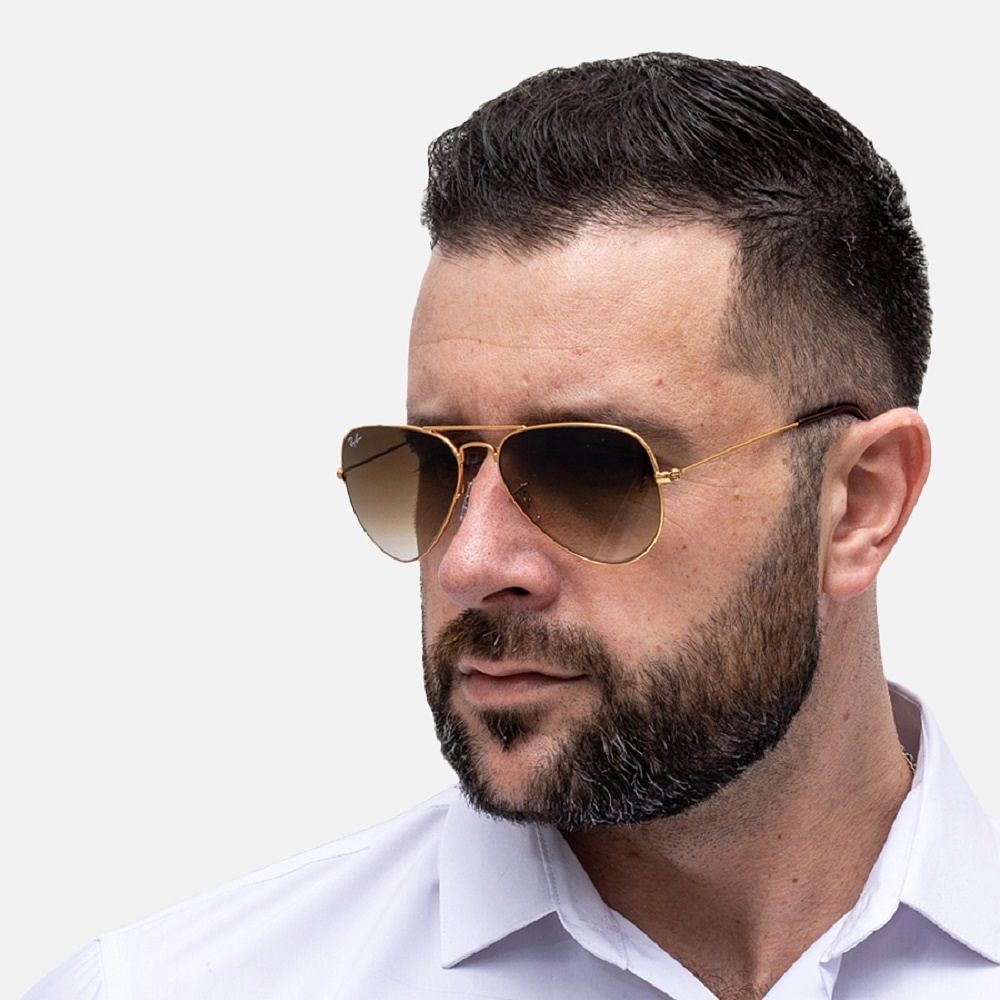 Изображение товара Солнцезащитные очки унисекс Ray-Ban, коричневые, 51