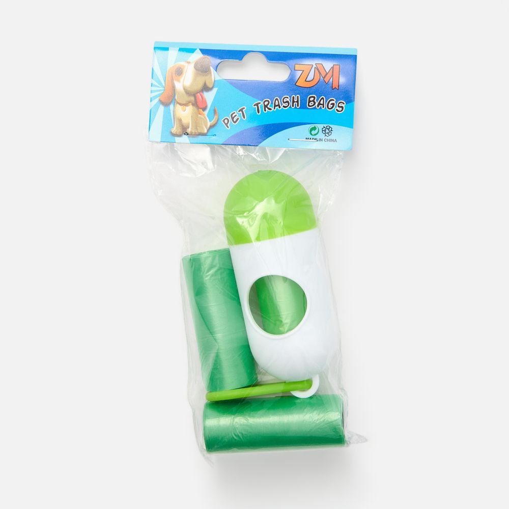 Изображение товара Пакеты гигиенические Wahfay Pet Garbage Bag для выгула собак, Design 2, 3PCS, 1 шт.