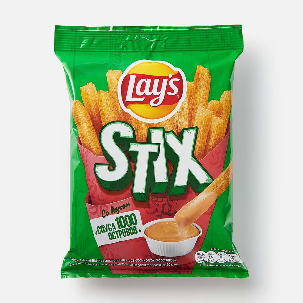 Изображение товара Чипсы Lay’s Stix, 1000 островов, 50 г