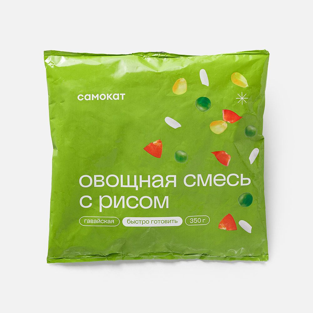 Изображение товара Из Сербии: Гавайская смесь Самокат, бланшированная, заморозка, 350 г
