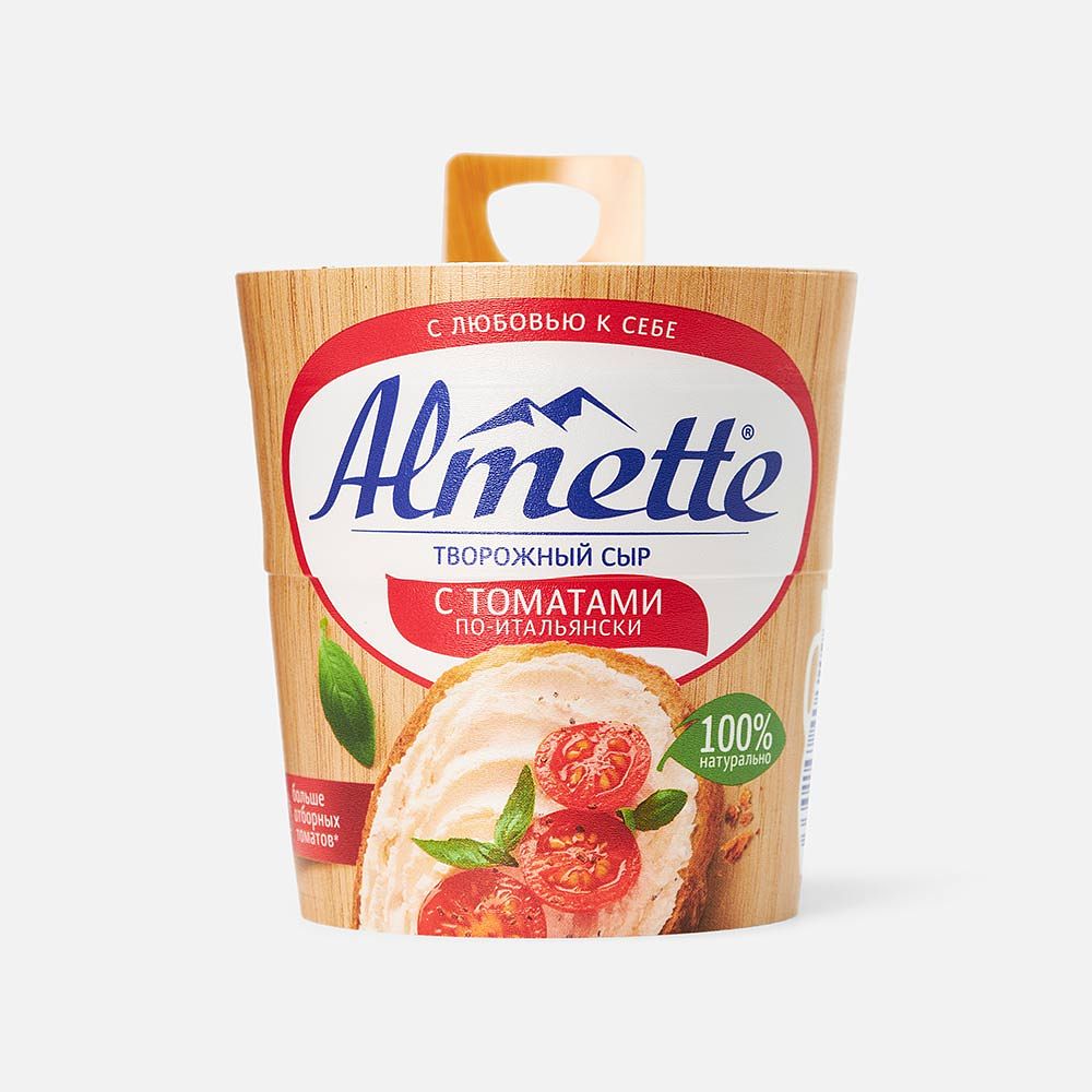 Изображение товара Творожный сыр Almette, с томатами по-итальянски, 57%, 150 г