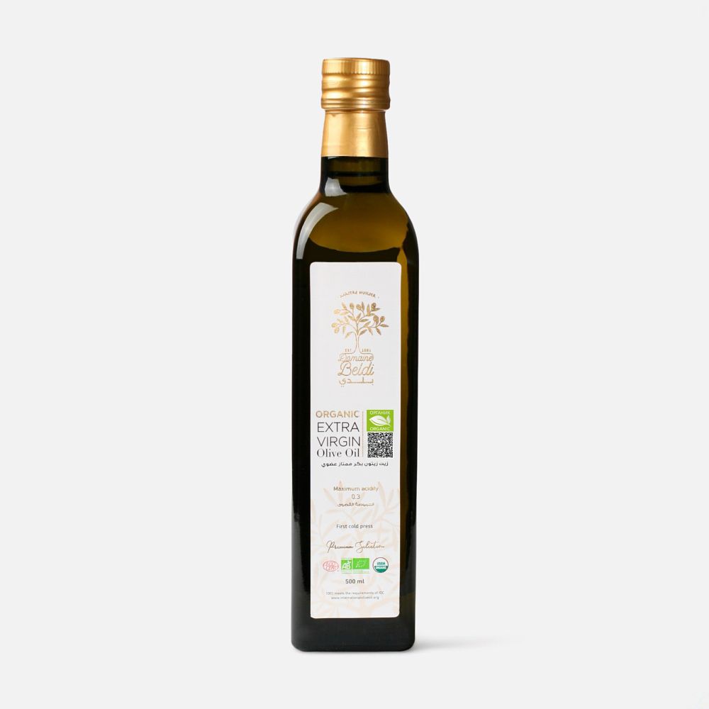 Изображение товара Оливковое масло Domaine Beldi Organic, Extra Virgin, нерафинированное, 500 мл