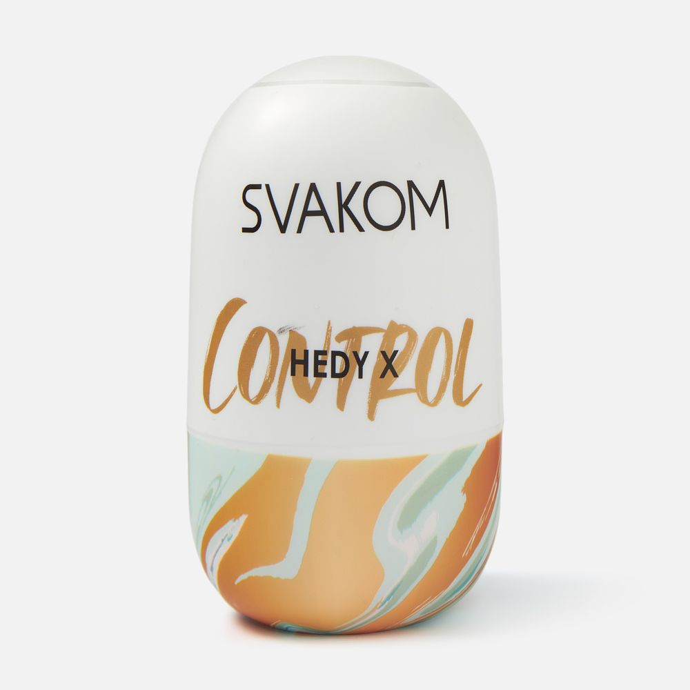 Изображение товара Мастурбатор-яйцо Svakom Hedy X Control Mini, белый, 9,9 см