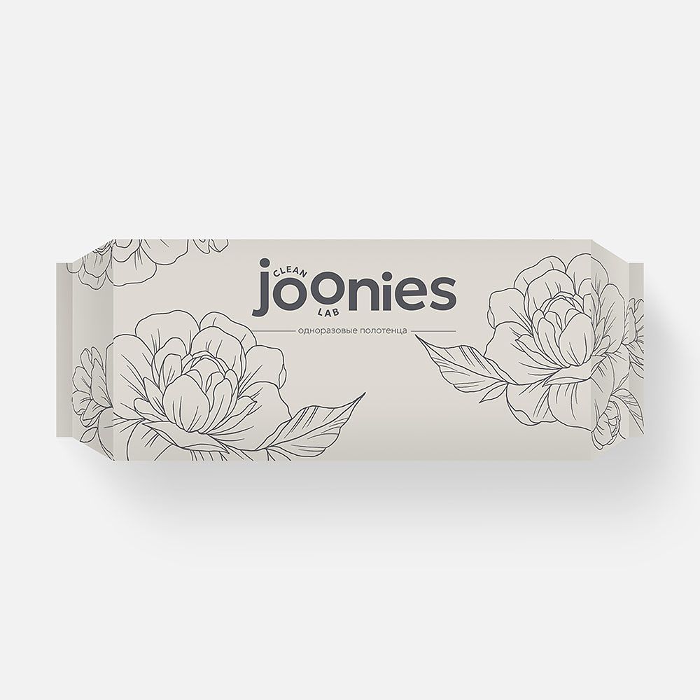 Изображение товара Одноразовые полотенца Joonies, из нетканого материала, 22x20 см, 60 шт.