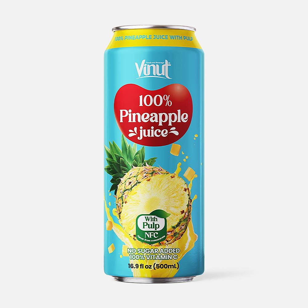 Изображение товара Ананасовый сок Vinut, с мякотью, 0,5 л