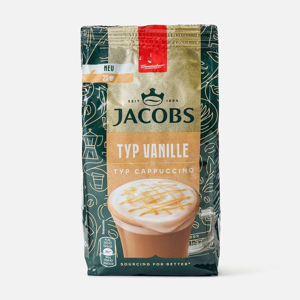 Изображение товара Из Нидерландов: Растворимый кофейный напиток Jacobs, Cappuccino Vanille, 360 г