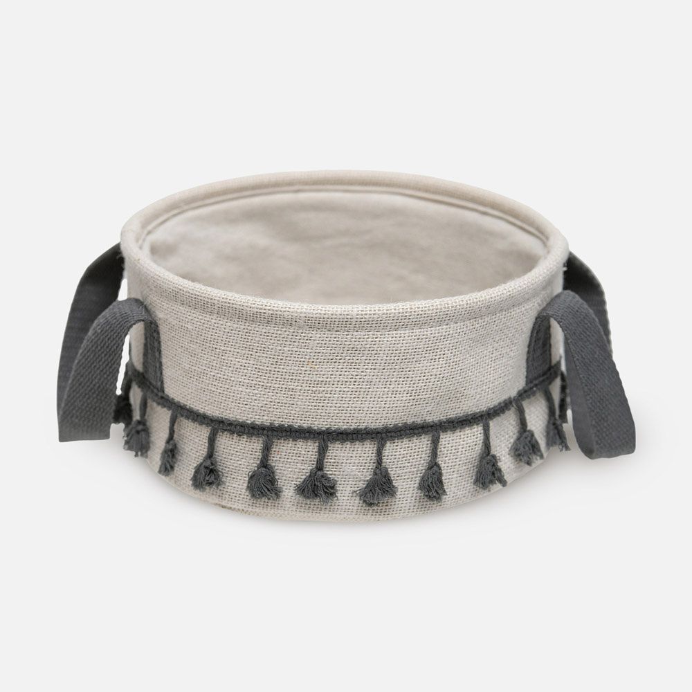 Изображение товара Корзина для хранения Handy Home Кантри пепельная 25x25x12 см