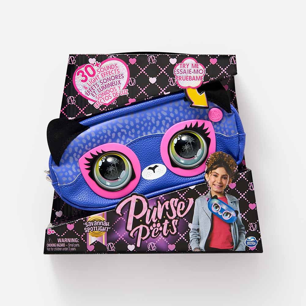 Изображение товара Интерактивная сумка-питомец Purse pets, Bauchtasche Гепард