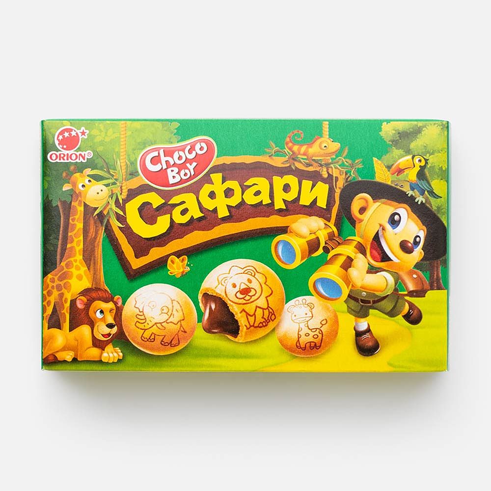 Изображение товара Печенье Orion Choco Boy, сафари, 42 г