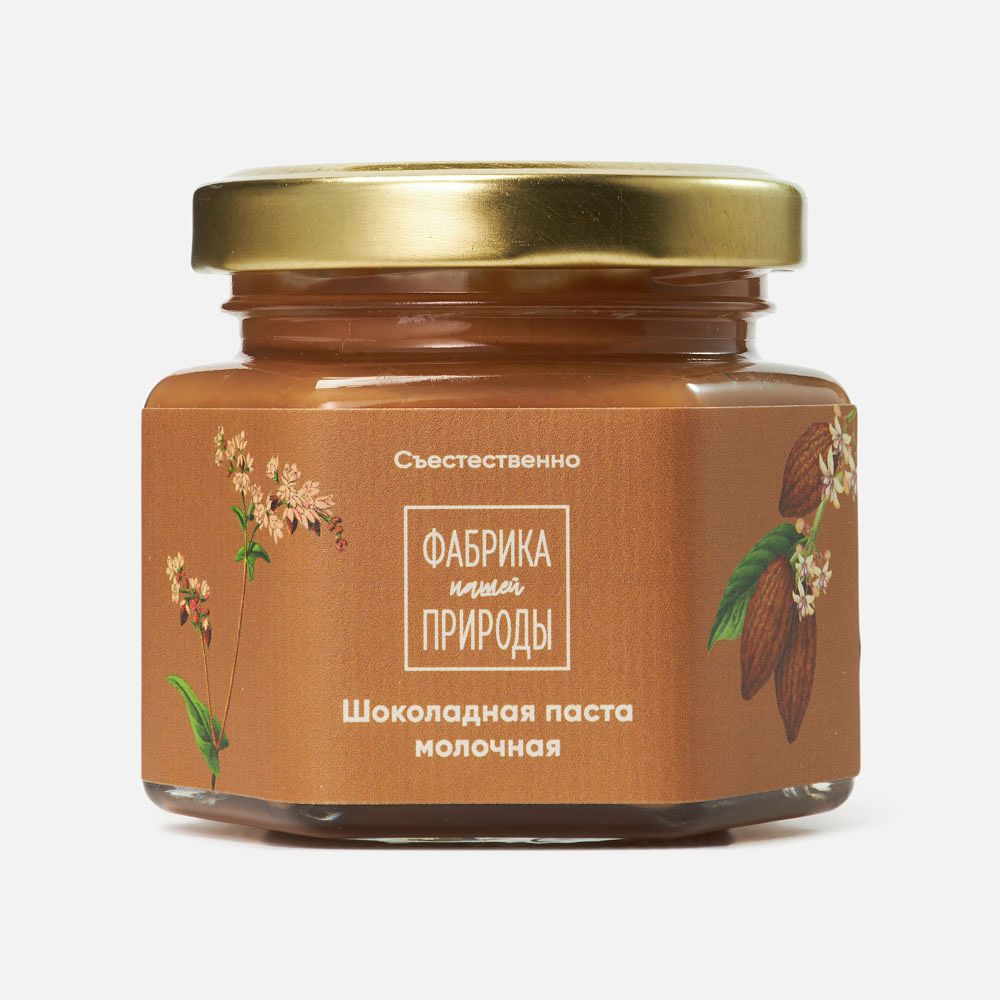 Изображение товара Шоколадная паста Nature's Own Factory, молочная, гречишная, 120 г