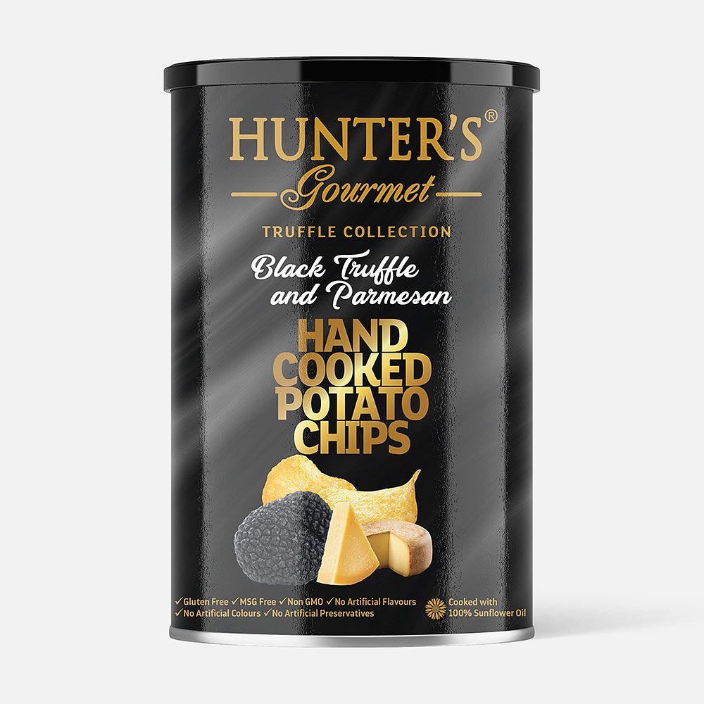 Изображение товара Чипсы Hunter`s Gourmet, чёрный трюфель и пармезан, 150 г