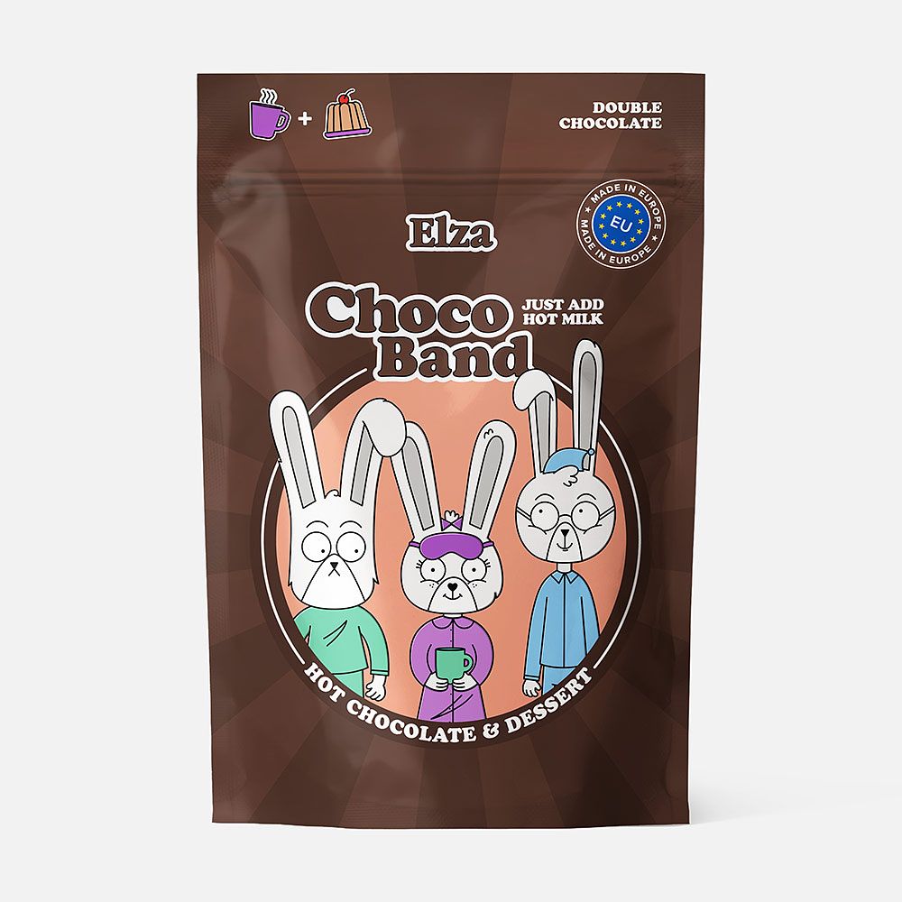 Изображение товара Горячий шоколад Elza Choco Band, Creamy Hot Chocolate, 200 г