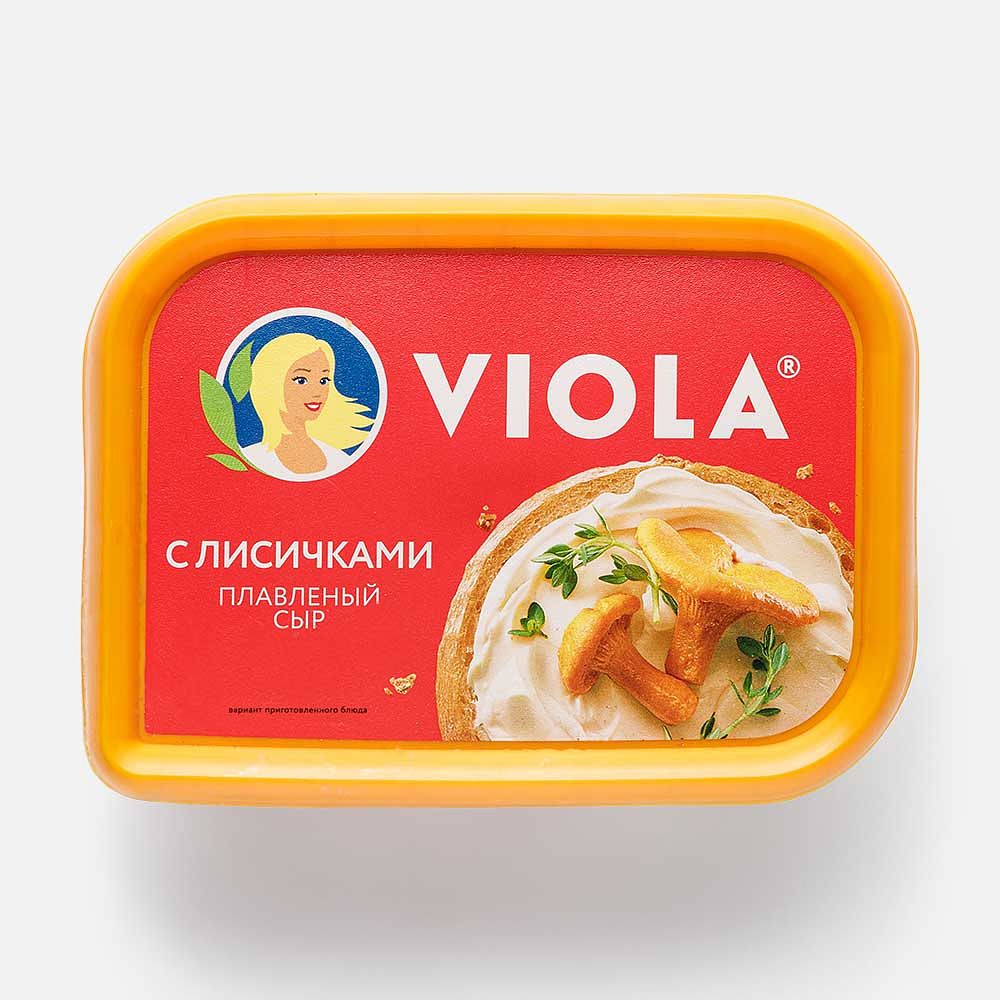 Изображение товара Сыр плавленый Viola с лисичками, 50%, 200 г