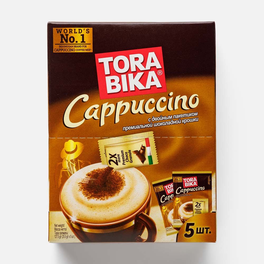 Изображение товара Растворимый кофейный напиток Torabika Cappuccino, 5x25,5 г